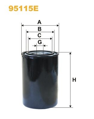 WIX FILTERS Топливный фильтр 95115E